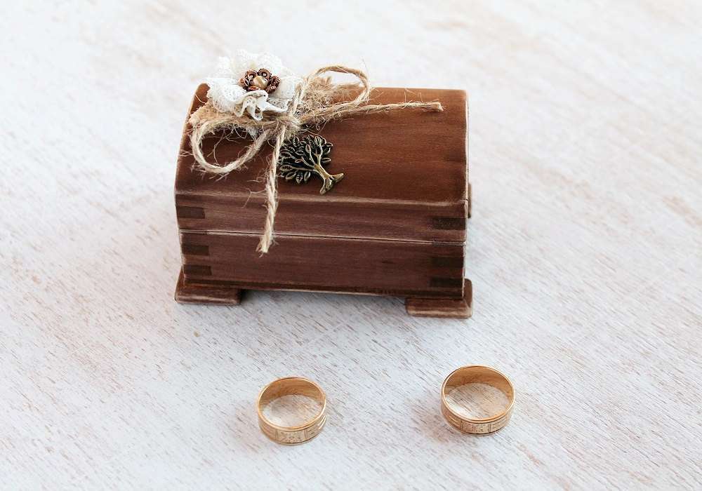 Piccola scatola in legno