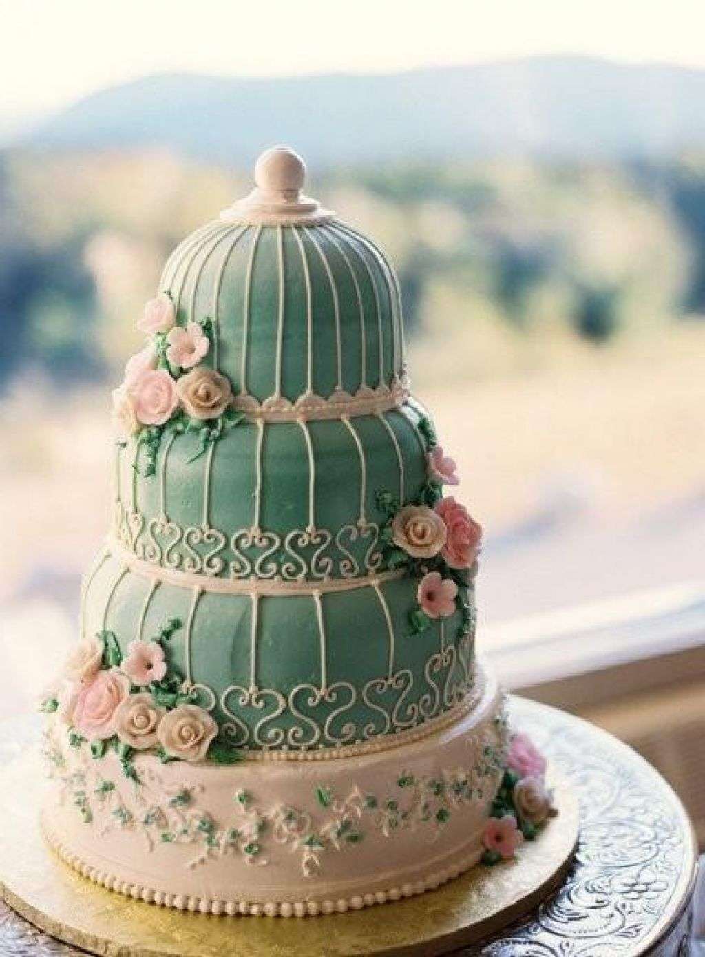 Torta vintage colorata