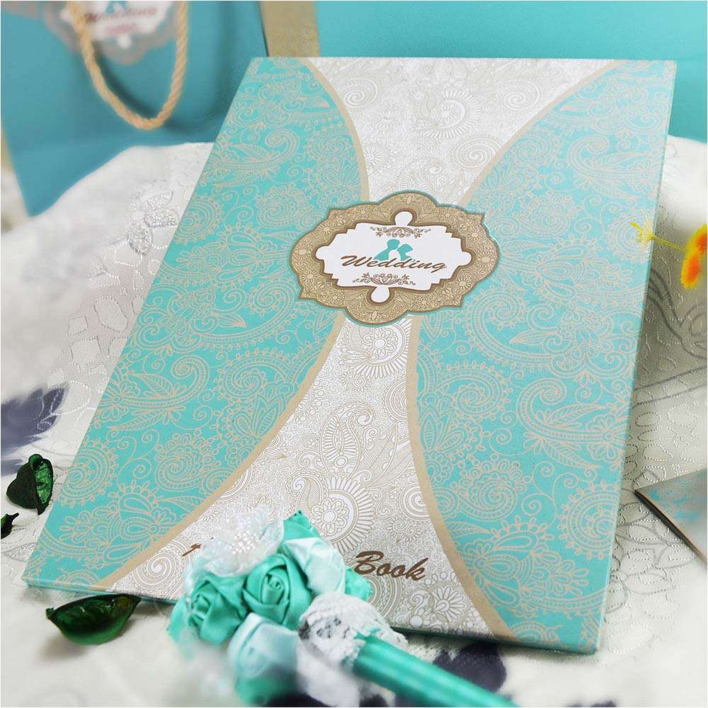 Wedding book color tiffany