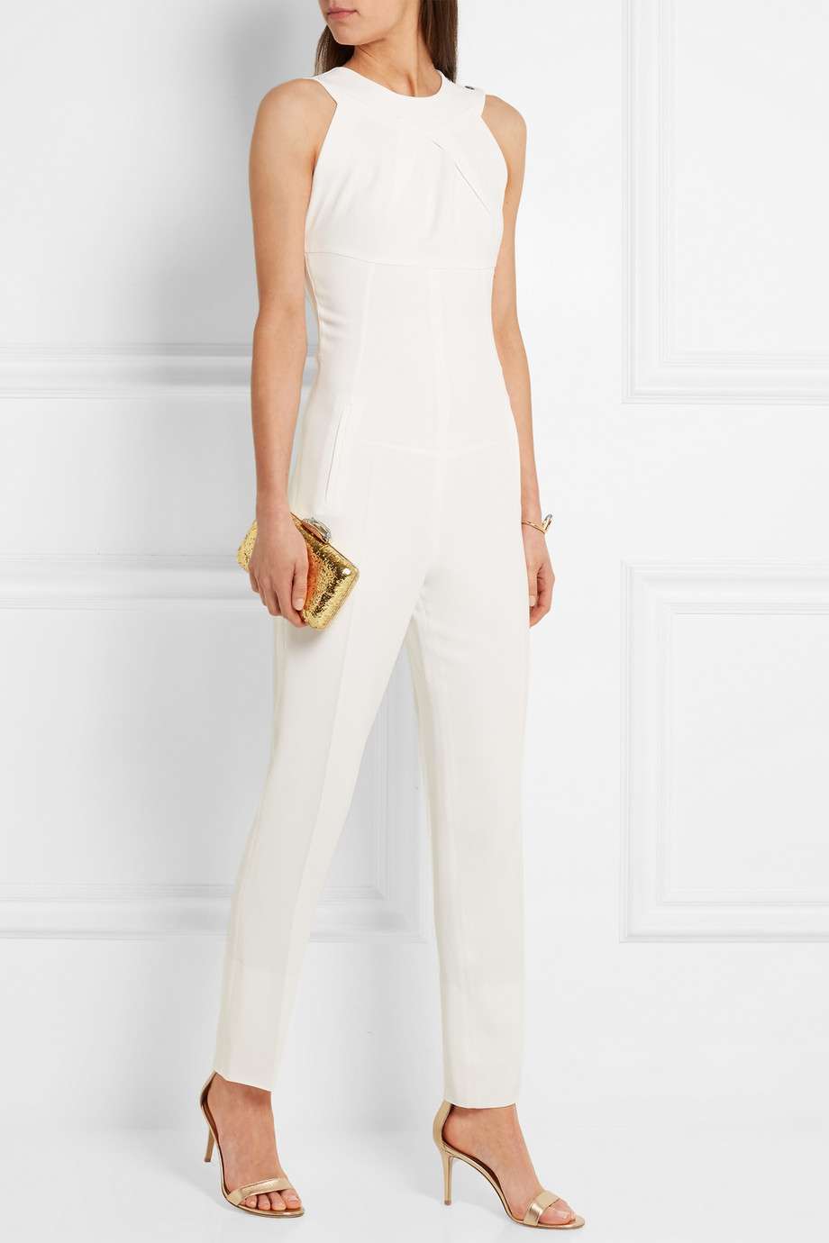 Jumpsuit bianco Roland Mouret