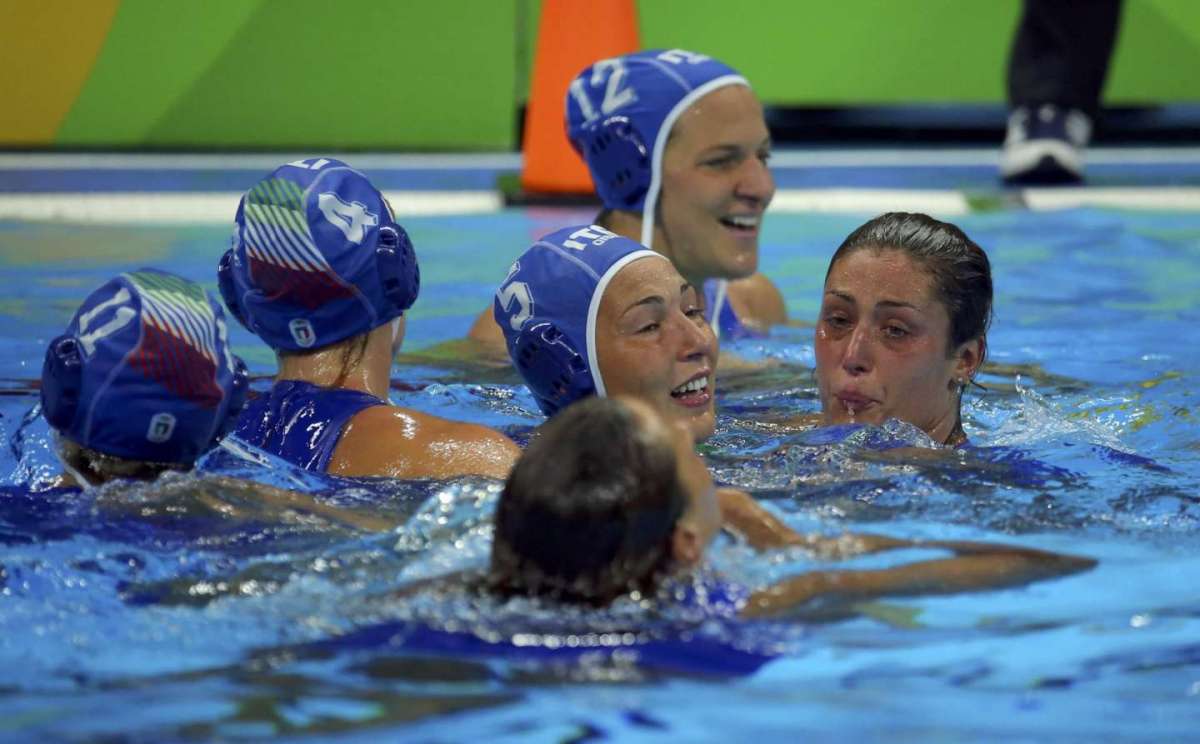 Per le Setterosa l'argento nella pallanuoto a Rio 2016