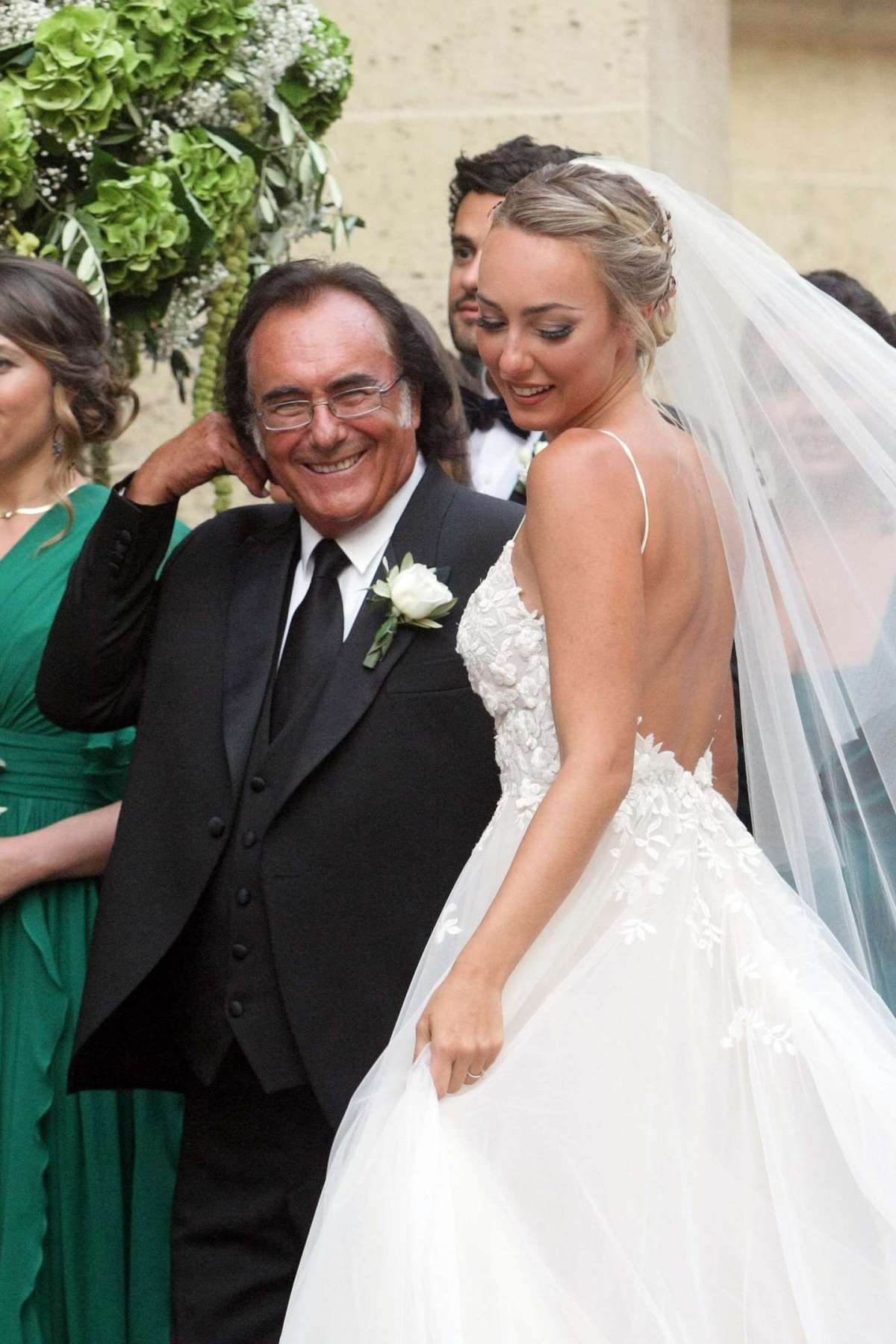 Albano con la figlia Cristel Carrisi