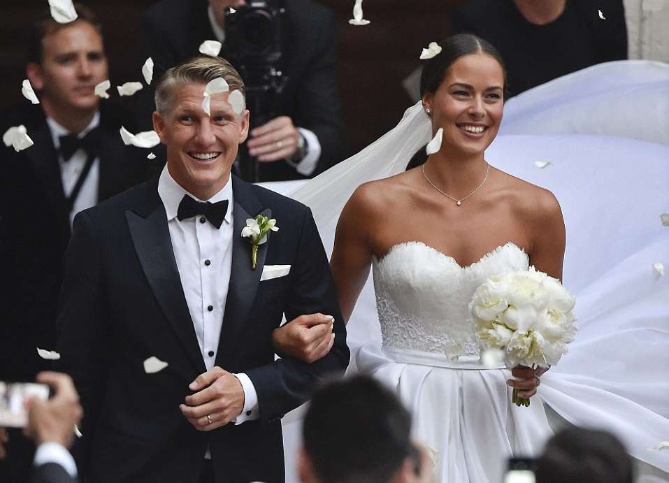 Ana Ivanovic sposa il calciatore tedesco Bastian Schweinsteiger