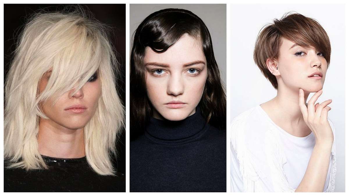 Capelli con ciuffo laterale Autunno Inverno 2016-2017