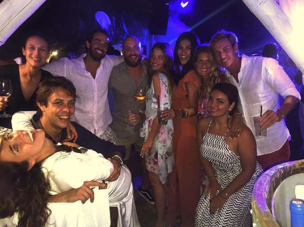Francesca Lodo alla festa di addio al celibato e nubilato di Cristel e Davor