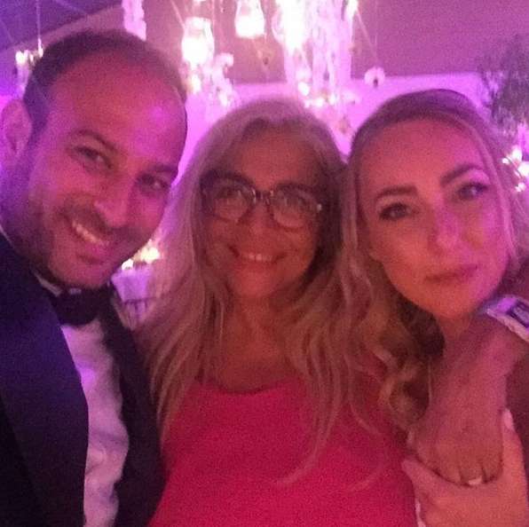 Gli sposi vip con Mara Venier