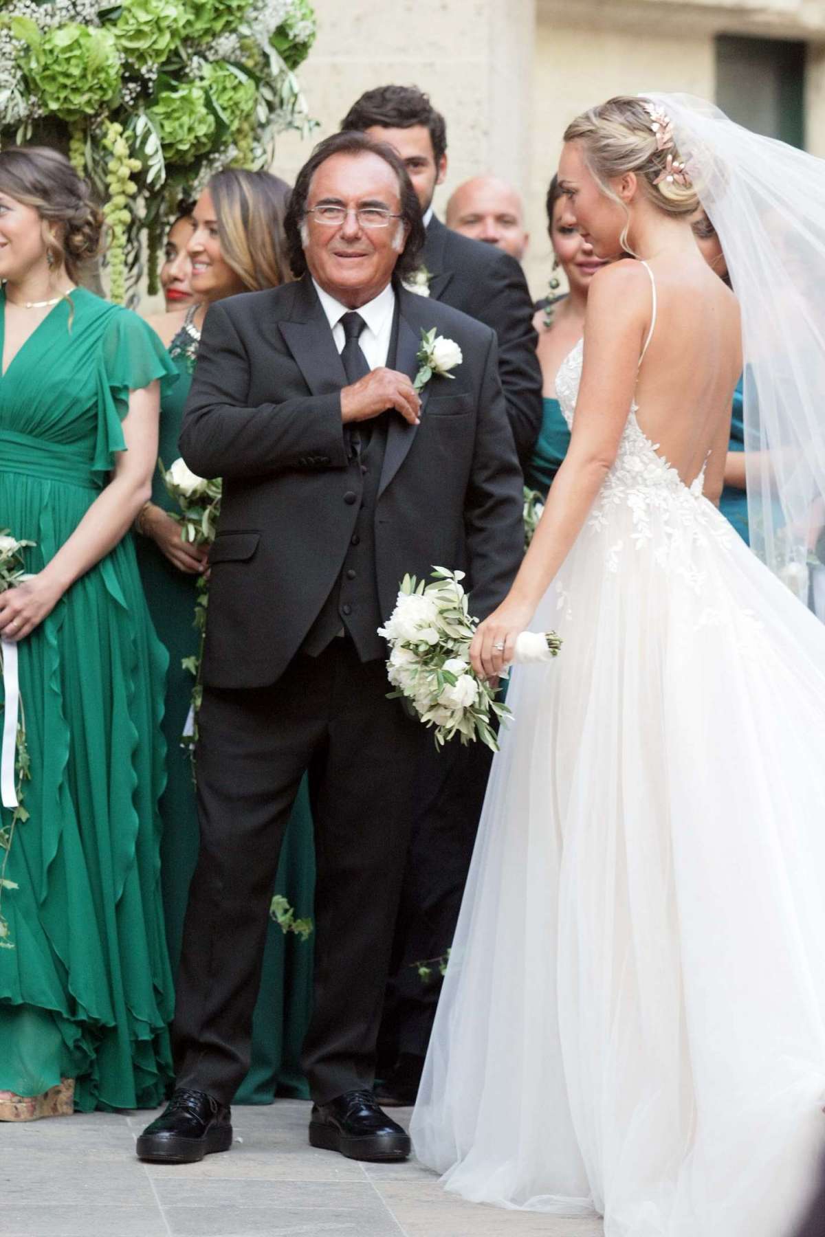 Il celebre cantante con la figlia