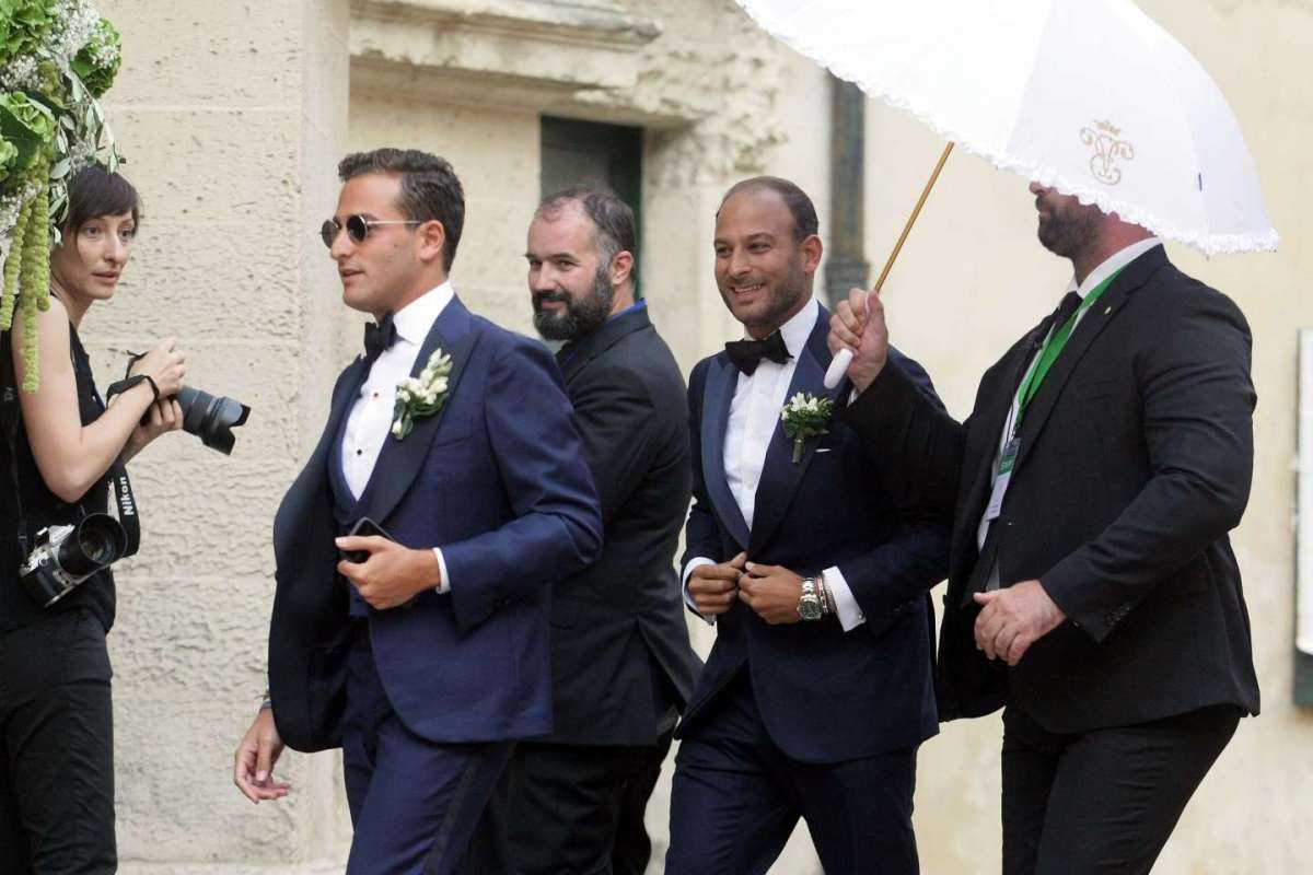 L'arrivo dello sposo in chiesa