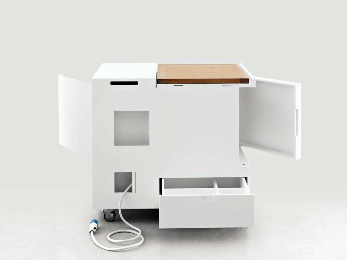 Minicucina in Corian Minikitchen di Boffi