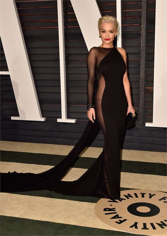 Rita Ora in Donna Karan