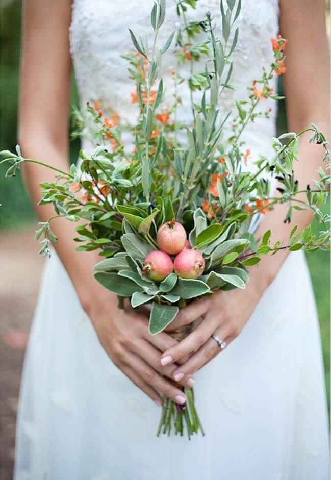 Bouquet con frutta e verdura