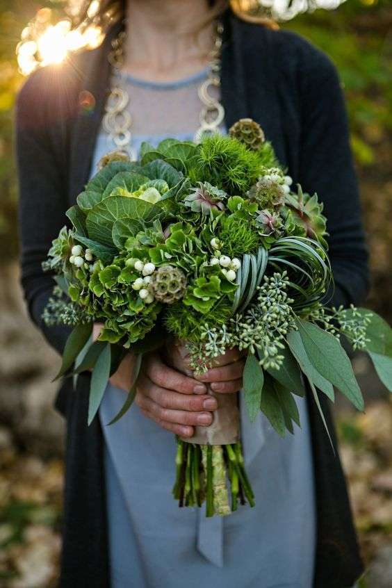 Bouquet vegetale verde