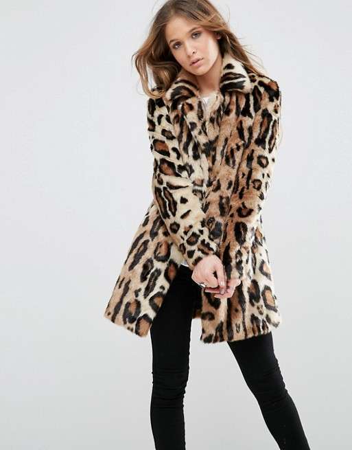 Cappotto animalier Glamorous