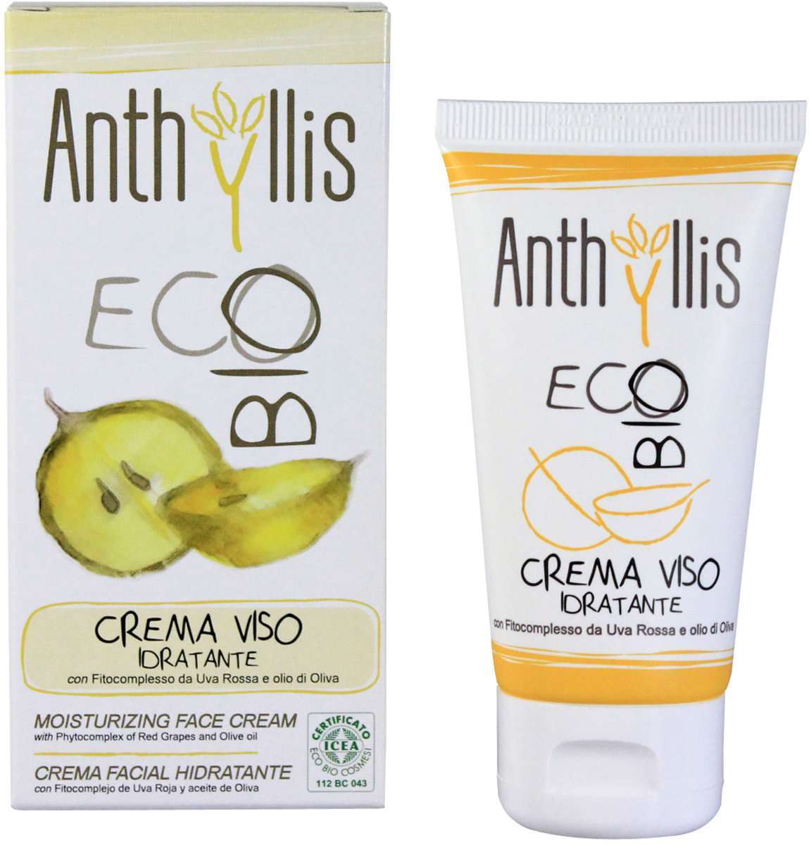 Crema viso idratante Anthyllis