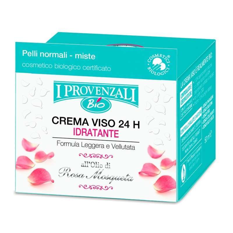 Crema viso idratante rosa mosqueta I Provenzali Bio