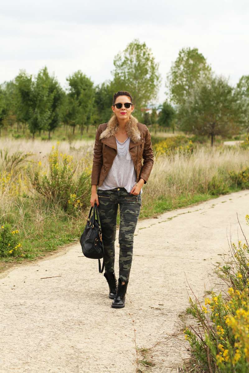 Look military chic