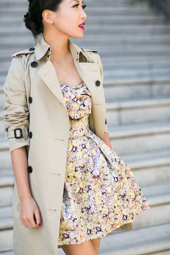 Trench e minidress