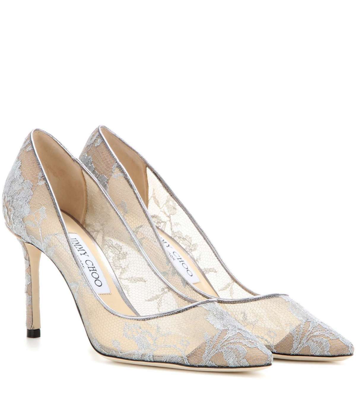 Dècolletès in pizzo Jimmy Choo