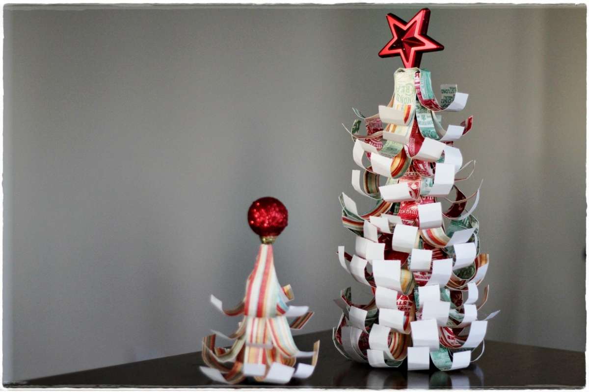 Albero Natale carta pagoda