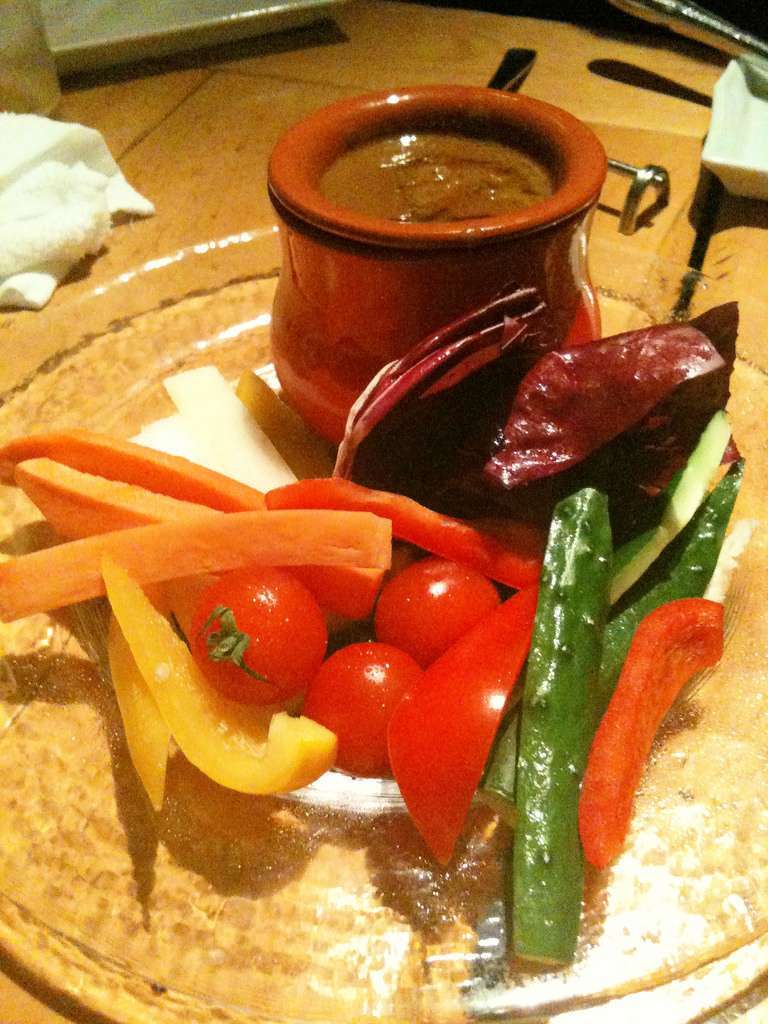 Bagna cauda con verdure