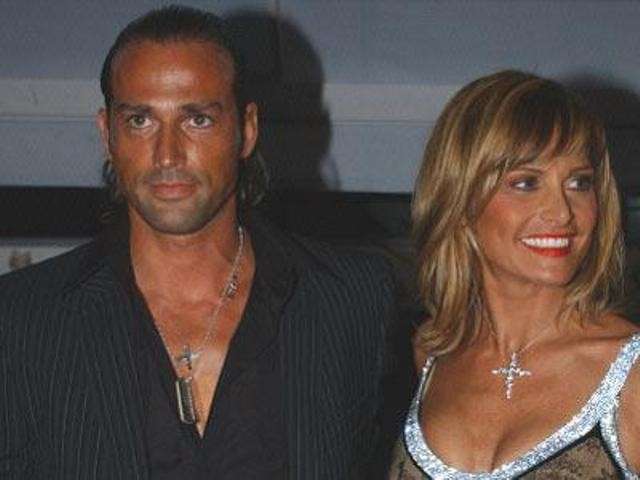 Stefano Bettarini con l'ex moglie