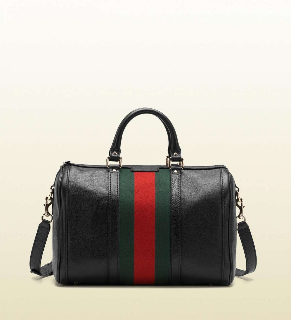 Bauletto di pelle Gucci nero