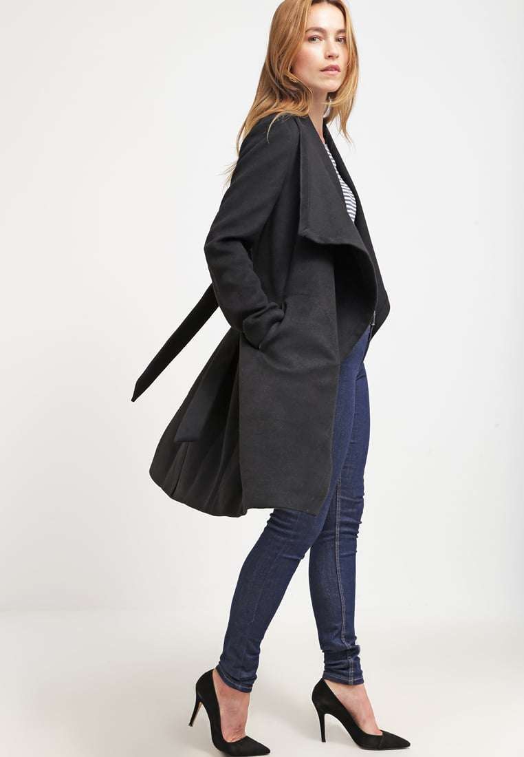 Cappotto nero Kiomi