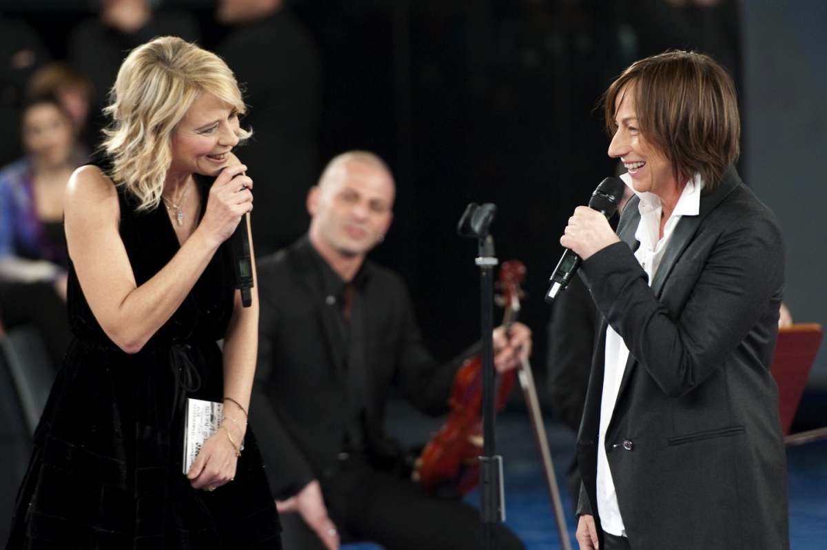 Gianna Nannini e Maria De Filippi ad Amici