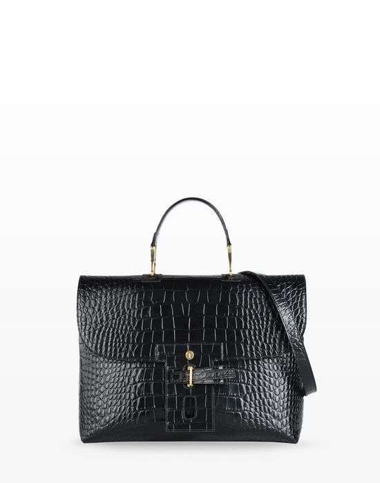 Handbag in rettile Trussardi