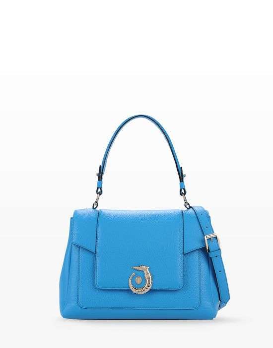 Handbag Lovy Bag Trussardi azzurra
