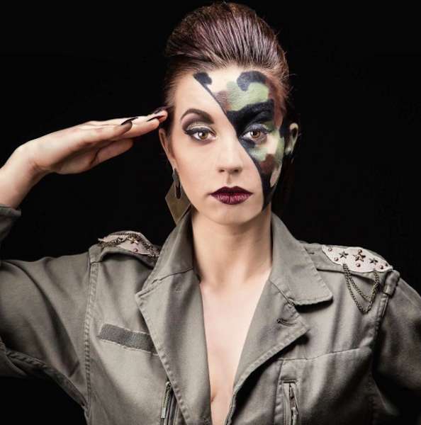 Il trucco da militare per Carnevale