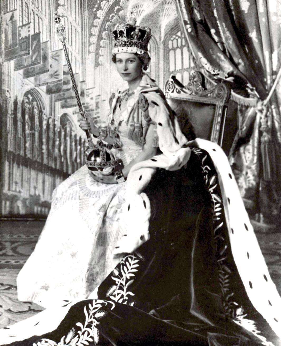 L'incoronazione della regina Elisabetta nel 1953