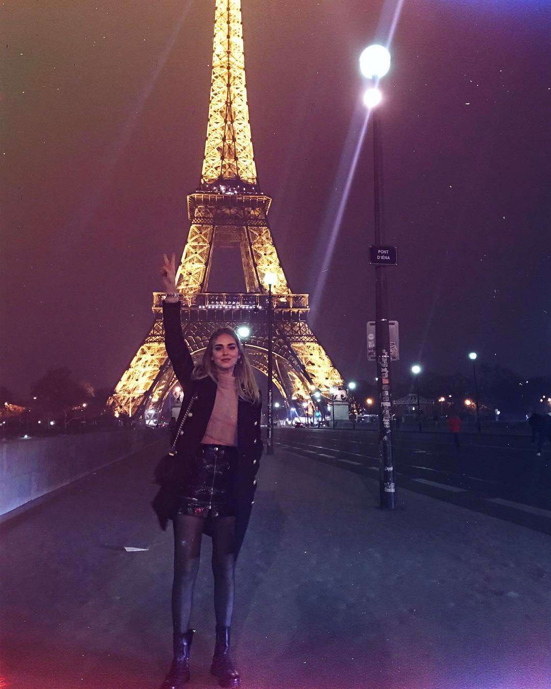 La fashion blogger a Parigi