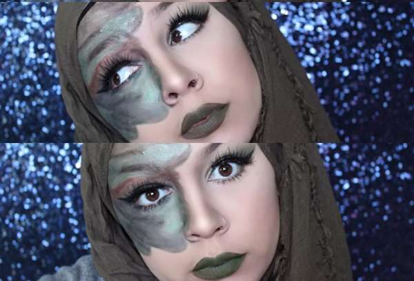 Make up camouflage stile militare
