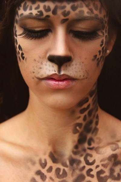 Make up di Carnevale da leopardo
