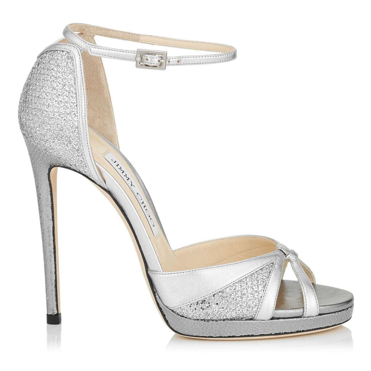 Sandali gioiello argento Jimmy Choo