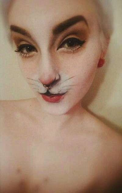 Trucco da coniglietta bianca