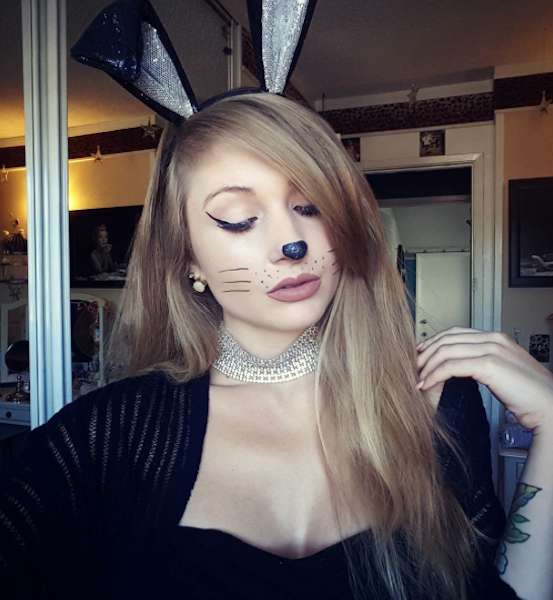 Trucco da coniglietta raffinato