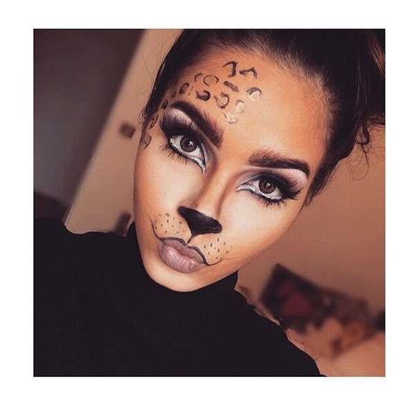 Trucco da leopardo sexy
