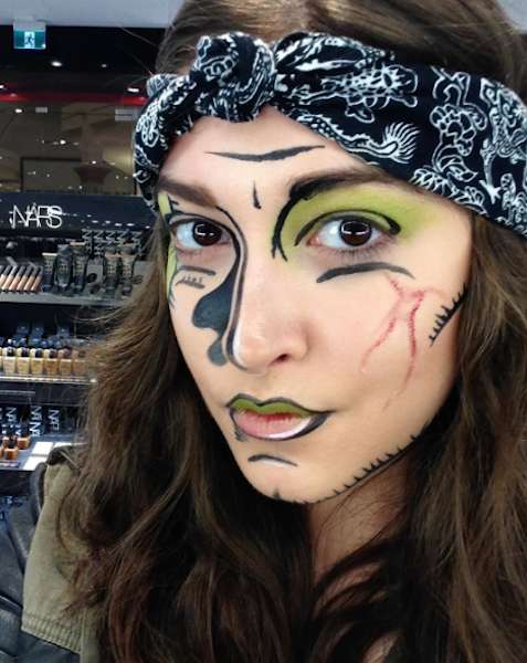 Trucco per Carnevale da militare con cicatrici