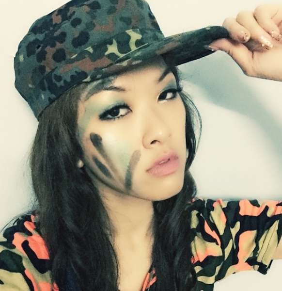 Trucco per Carnevale stile militare