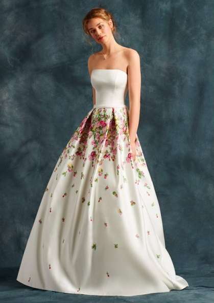 Abito da sposa a fiori Atelier Emè