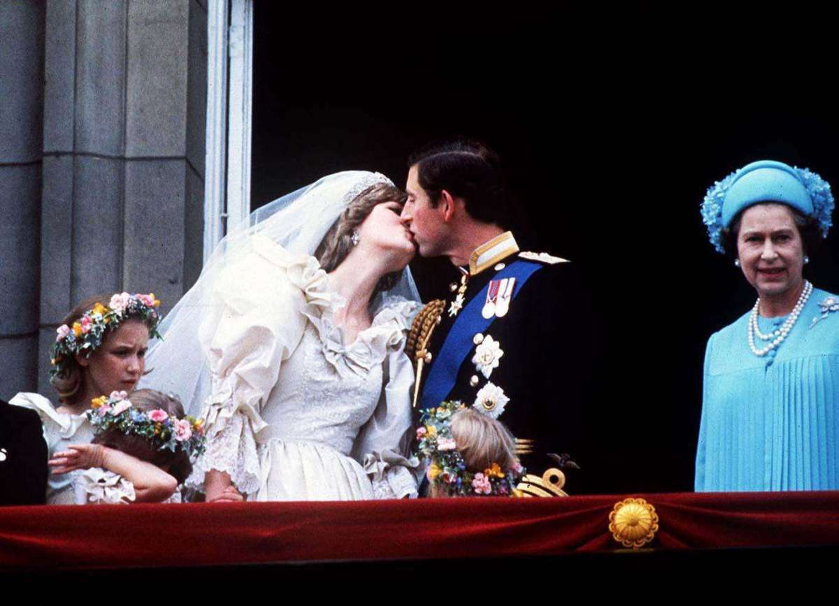 Al matrimonio di Diana e Carlo