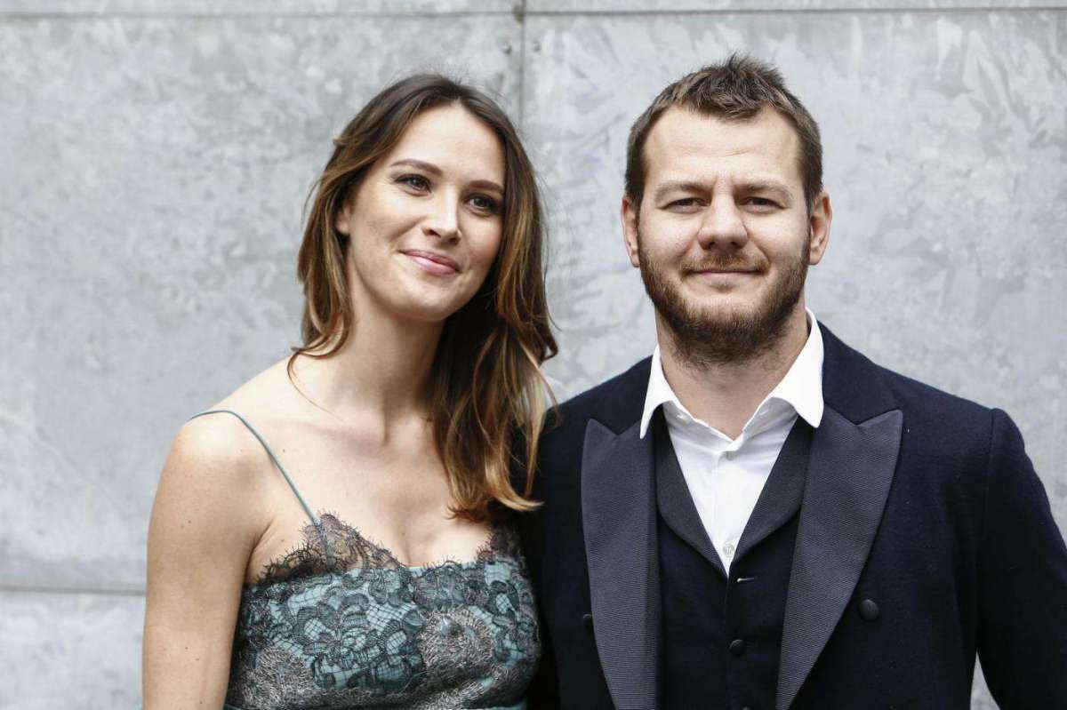 Alessandro Cattelan con la moglie Ludovica