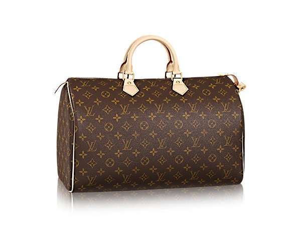 Bauletto Speedy 40 Louis Vuitton in tela Monogram