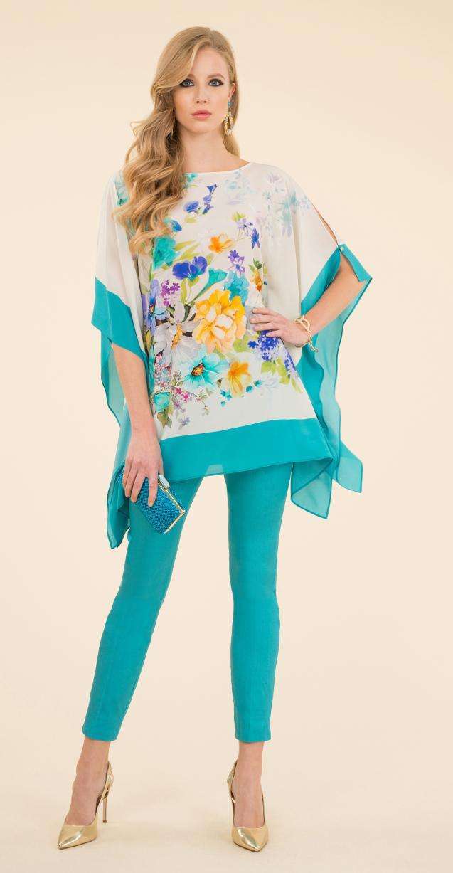 Blusa a fiori Luisa Spagnoli