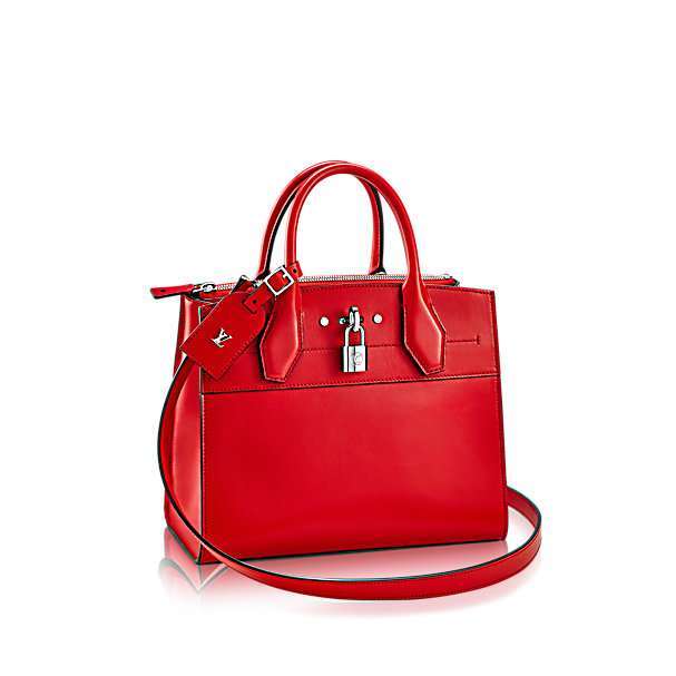 Borsa a mano rossa Louis Vuitton