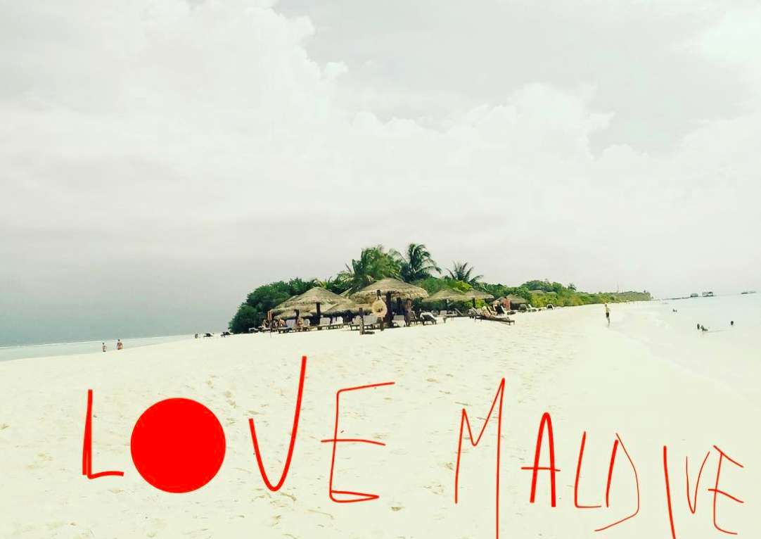 Cartolina dalle Maldive