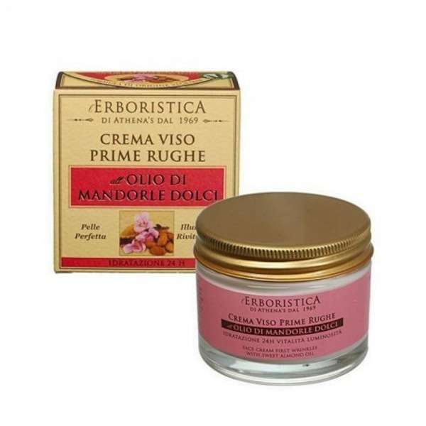 Crema viso prime rughe olio di mandorle dolci L'Erboristica