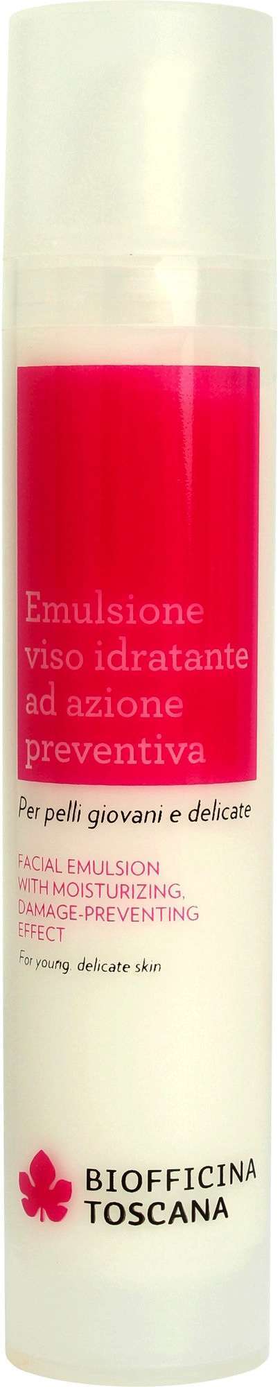 Emulsione viso idratante ad azione preventiva Biofficina Toscana